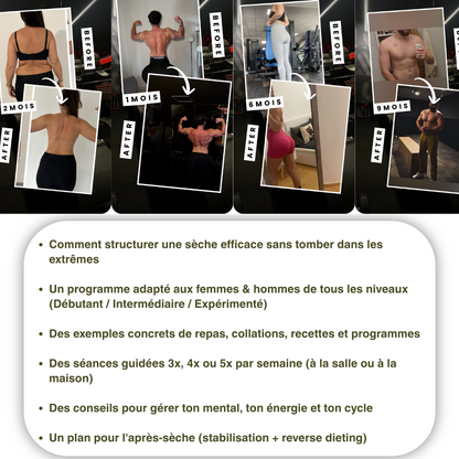 E-Book Sèche - Perte de poids